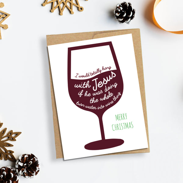 MERRY CHRISTMAS: TURNING WATER INTO WINE